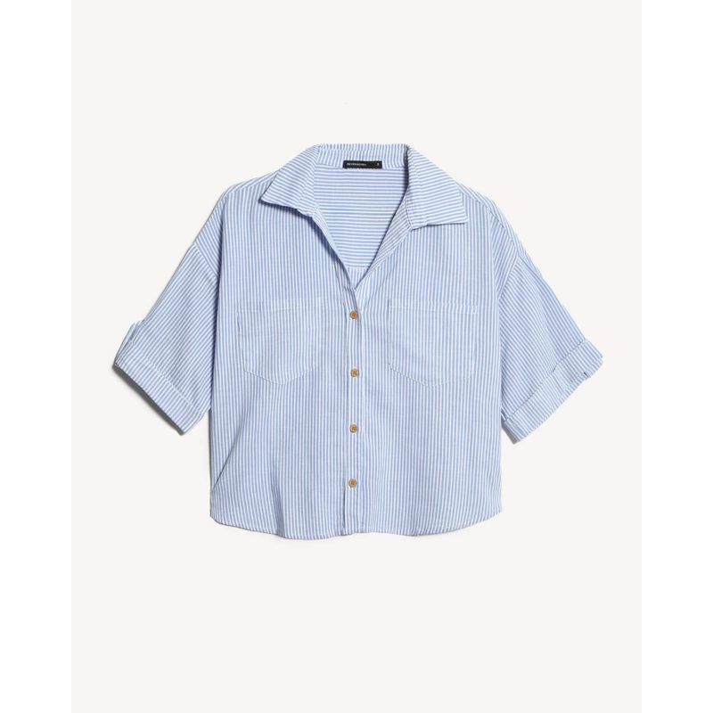 SEVEN SEVEN - Blusa Para Mujer Manga Corta Color Azul Marca Seven Seven #28124075