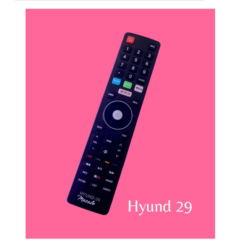 GENERICO - Control Remoto Hyundai Smart TV Netflix - Prime Video