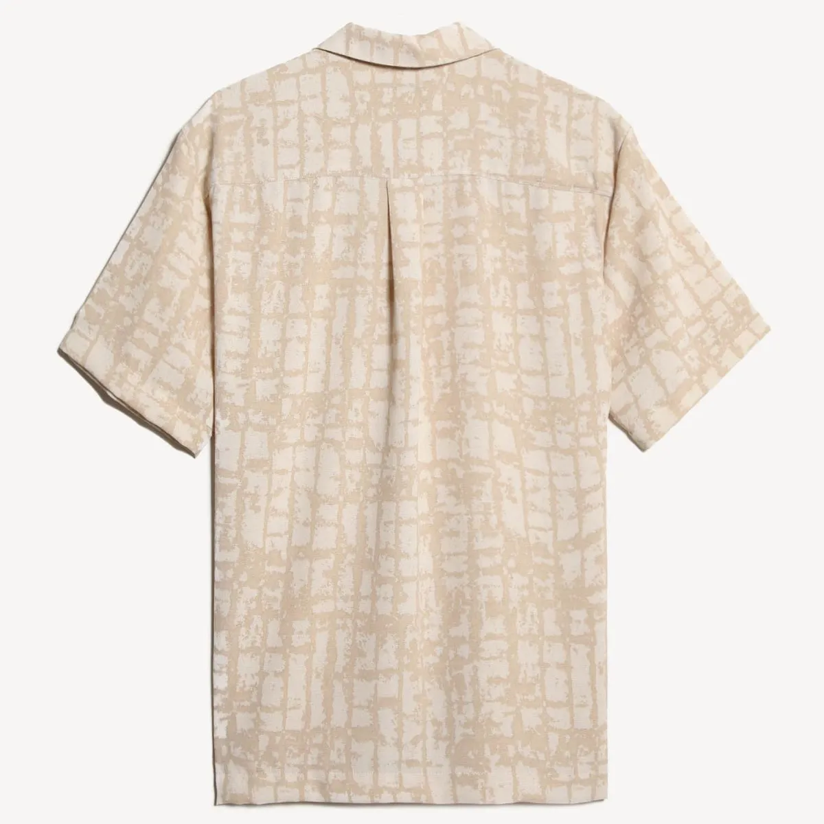 SEVEN SEVEN - Camisa Resort Estampada  Para Hombre Taupe Seven Seven