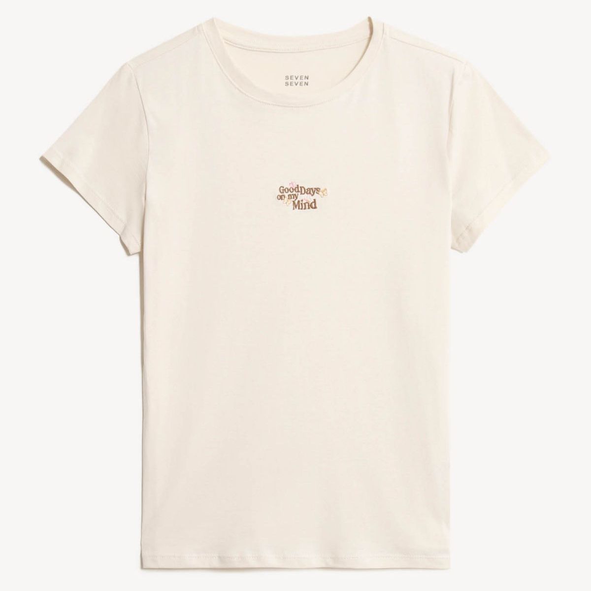 SEVEN SEVEN - Camiseta De Mujer  Color Crudo Marca Seven Seven #28096374