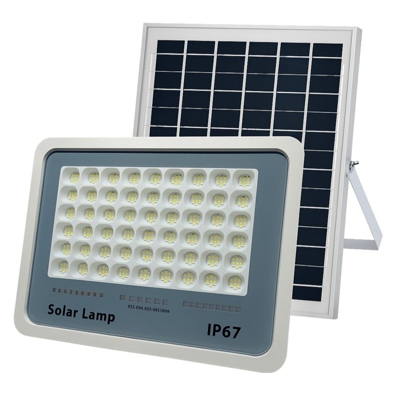 GENERICO - Lámpara Solar Led Exterior 250w Recargable Ip67