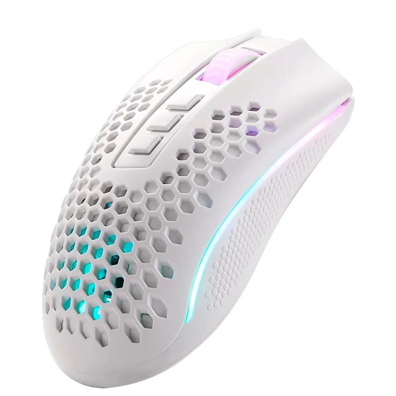 REDRAGON - Mouse Raton Inalambrico 2.4 Gamer Rgb Redragon Storm Pro 808