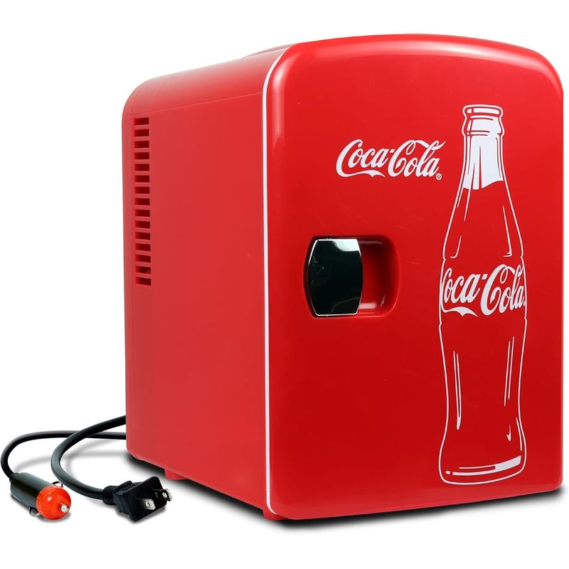GENERICO - Mini Nevera Portaltil Diseño Cocacola Refrigerador Portatil