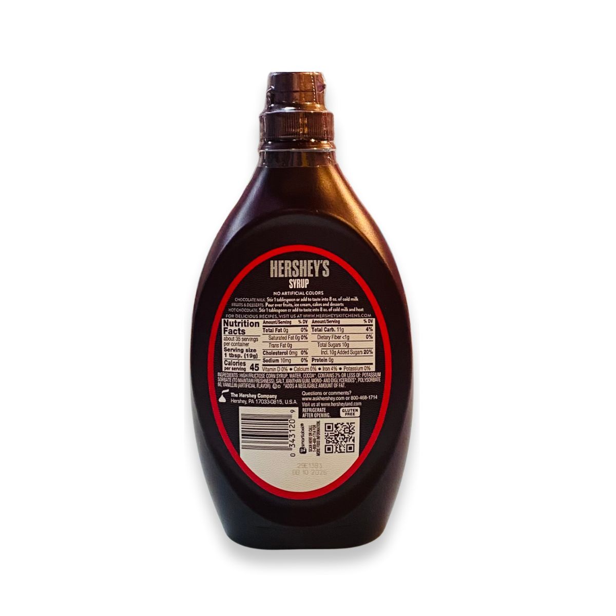 HERSHEYS - Hersheys Syrup Chocolate 680 gramos