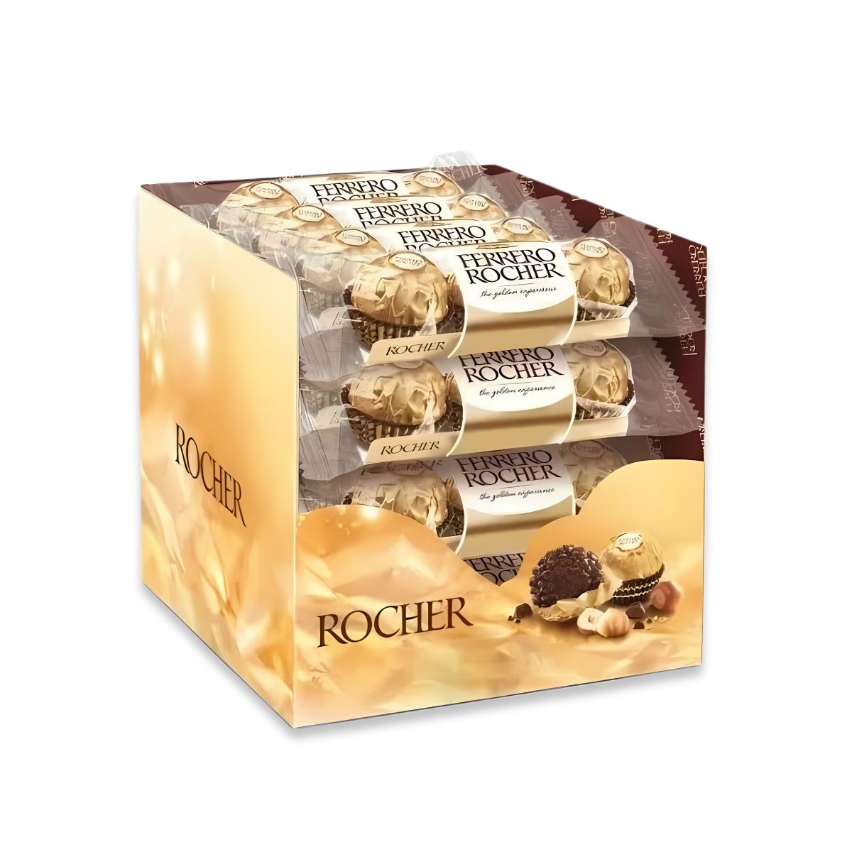 FERRERO ROCHER - Chocolates Ferrero Rocher X 3 chocolates X 16 unidades