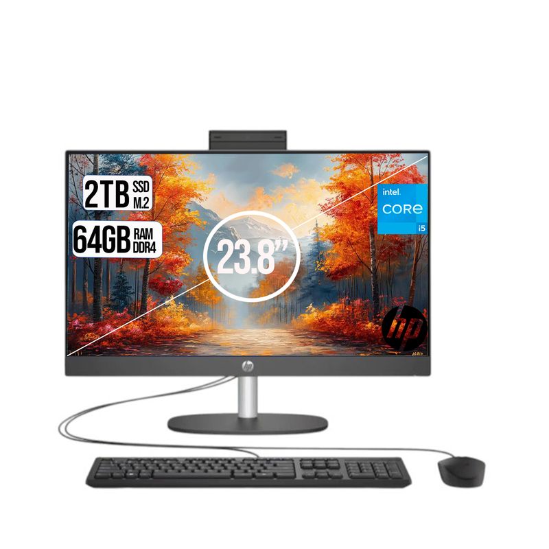 HP - TODO EN UNO HP CORPORATIVO INTEL CORE I5-1334U SSD 2TB RAM 64GB LED 24 FHD