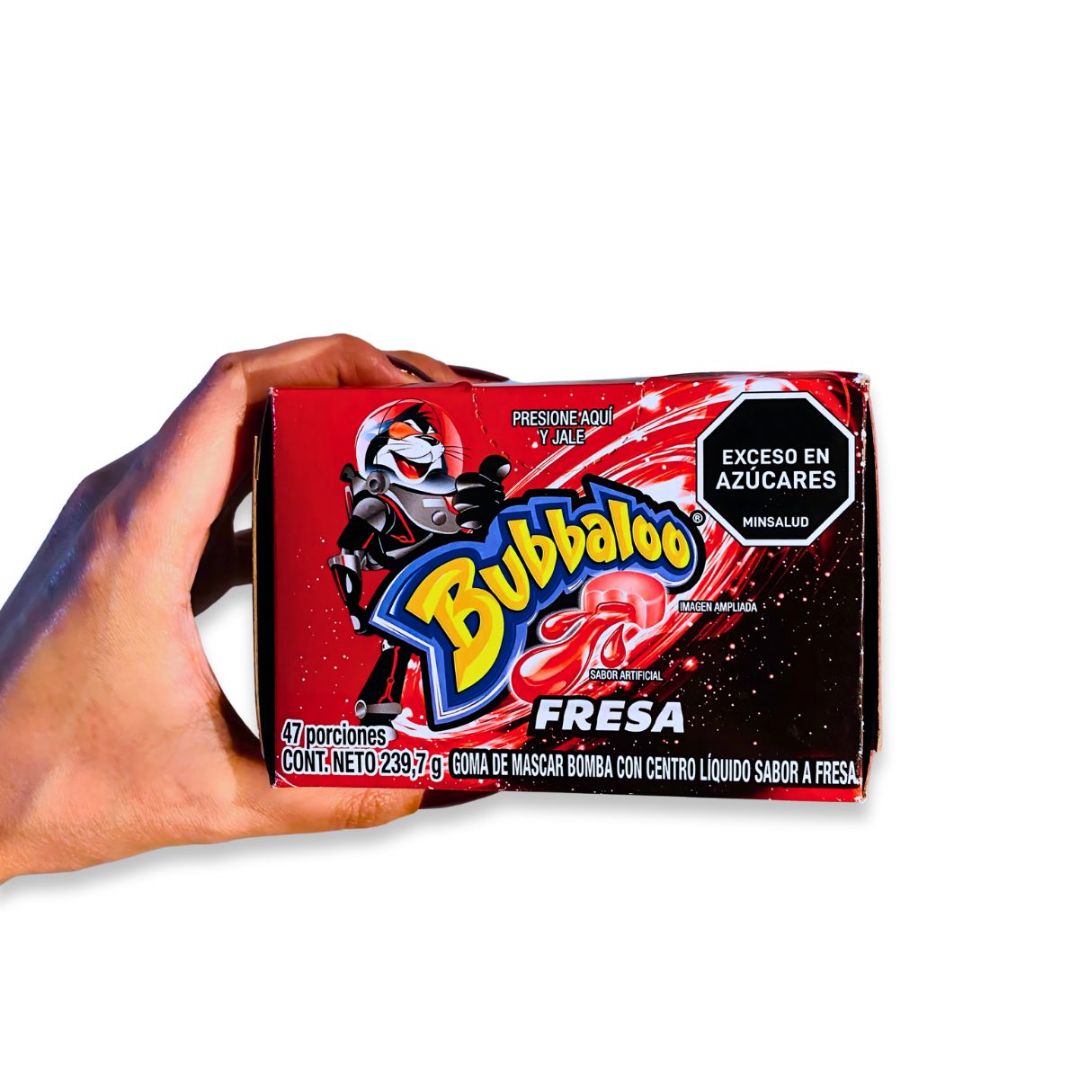 ADAMS - Chicle Bubbaloo Fresa X 47 Unidades