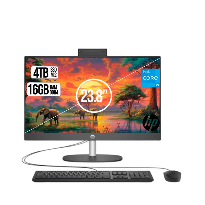 HP - TODO EN UNO HP CORPORATIVO INTEL CORE I5-1334U SSD 4TB RAM 16GB LED 24 FHD