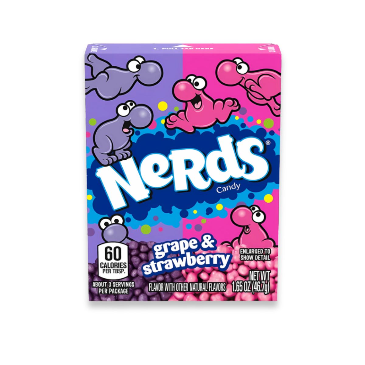 MAS DULCES - Nerds Candy Grape Strawberry 46 gramos