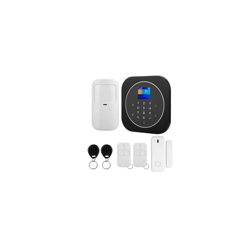 GENERICO - Kit Alarma Wifi Inteligente Sensor Movimiento Tag App Tuya