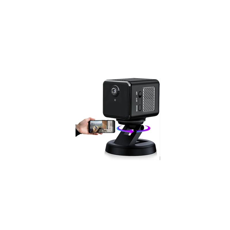 GENERICO - Mini Cámara Espia Int Tipo Cubo Ip Wifi App Tuya Smart