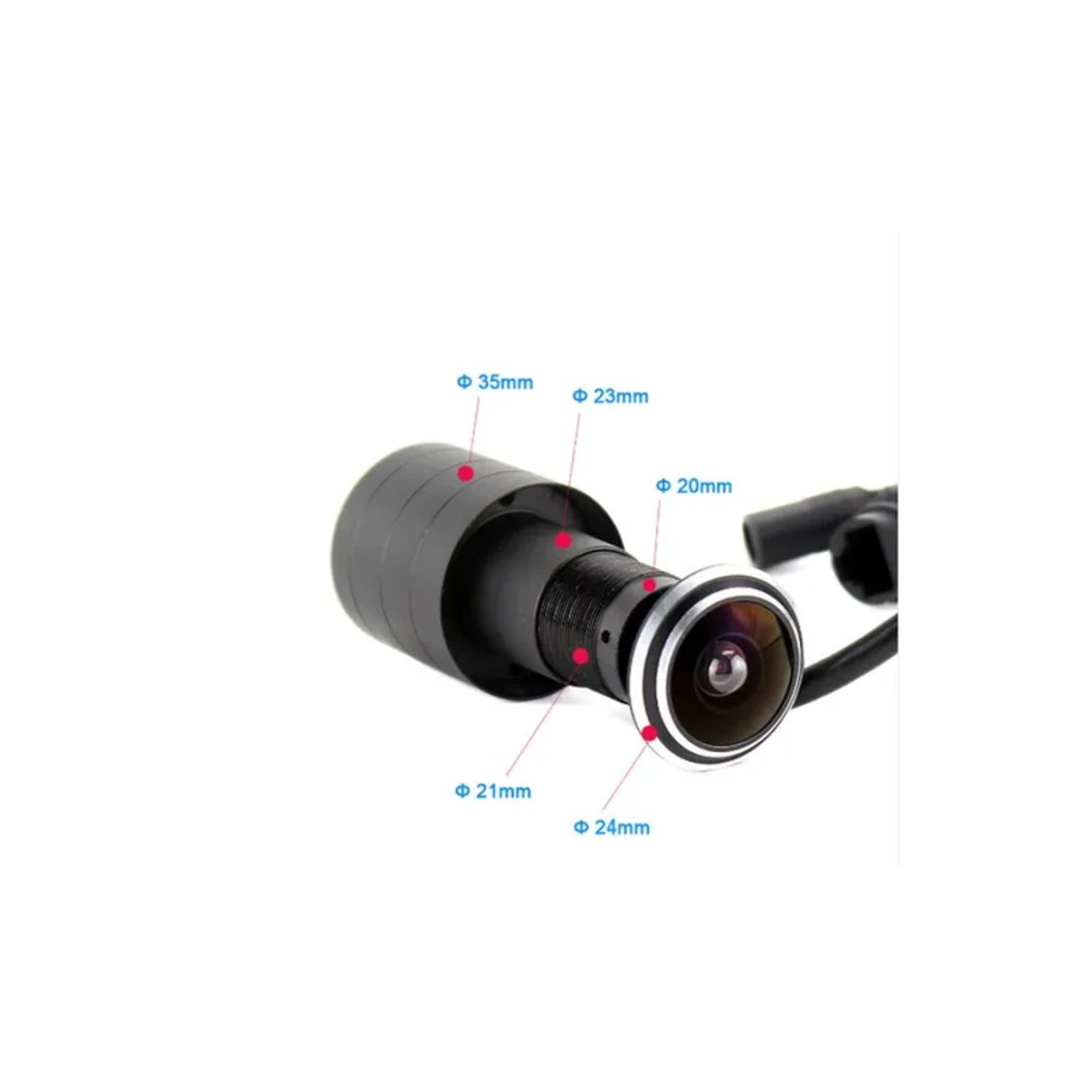 GENERICO - Camara Espia Ip Mirilla De Puerta app tuya