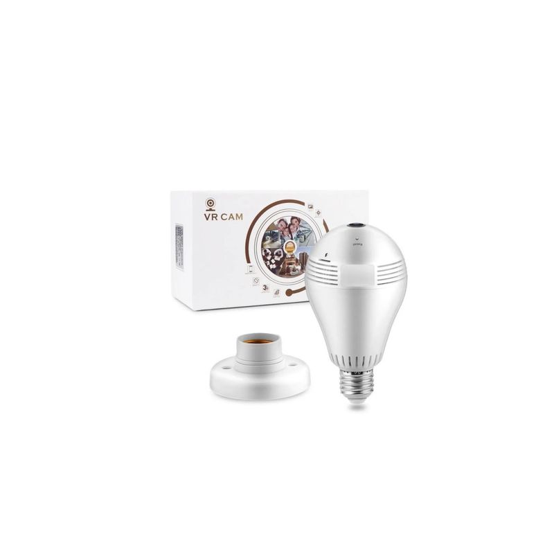 GENERICO - Camara De Seguridad Wifi Tipo Bombillo 960p App V380