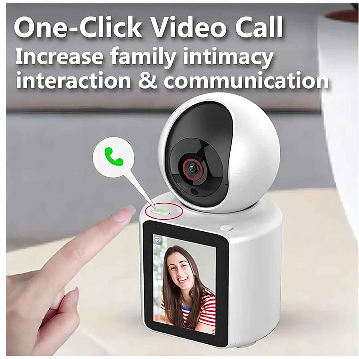 GENERICO - Cámara Ip Wifi 52 Bits Full Hd 1080p 180° Interna 360°