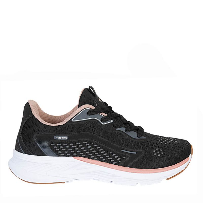 THROWING - Tenis de Mujer marca THROWING en Color NEGRO ROSADO   TENIS C5719TH