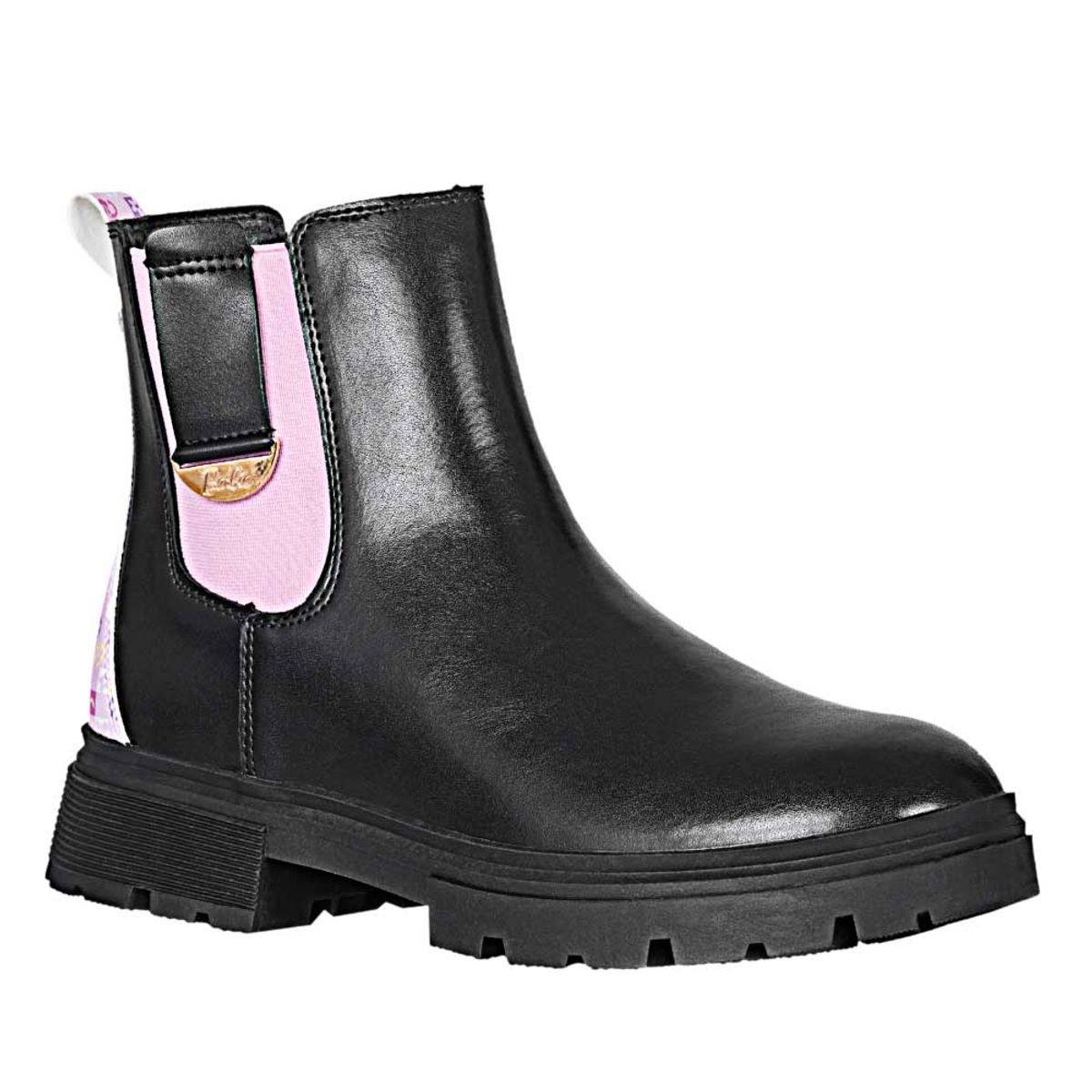 BARBIE - Botabotin de Niña marca BARBIE en Color NEGRO   BOTA XIA BARBIE 8-25