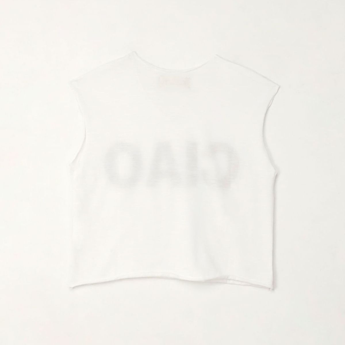 TENNIS - Camiseta manga sisa con estampado blanca para niña