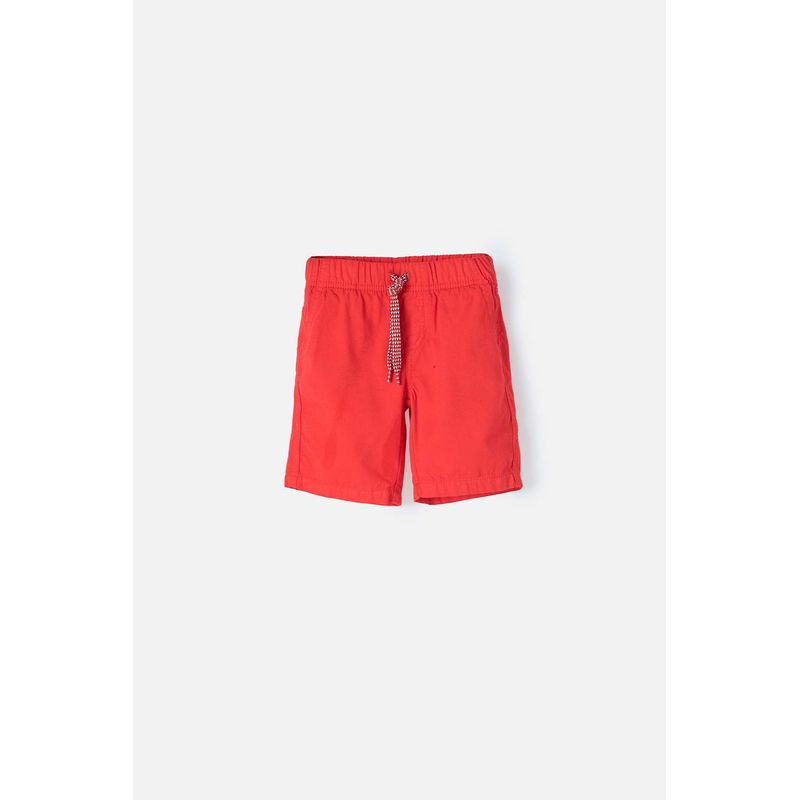 LITTLEMIC - Bermuda LittleMic con cordón roja para  niño