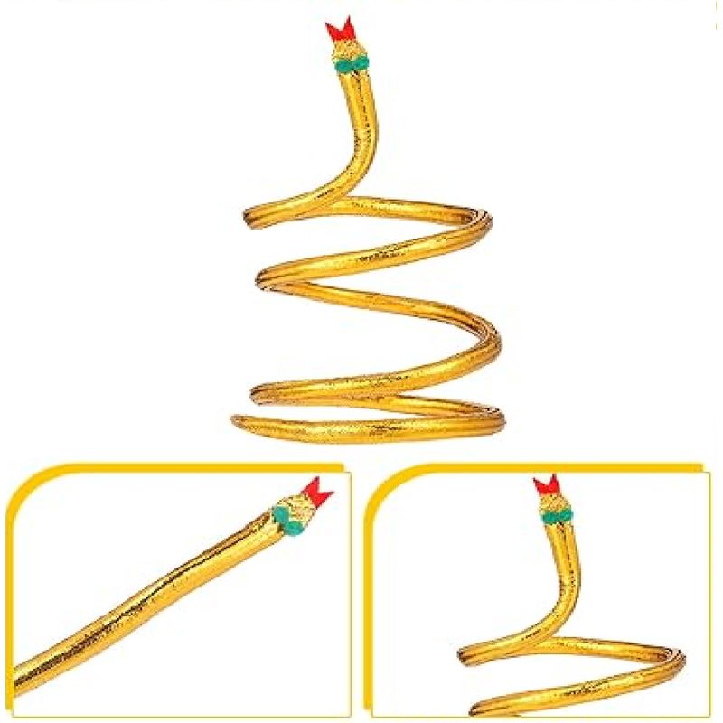 GENERICO - Brazalete Egipcio Serpiente Dorado - Accesorio Para Disfraz