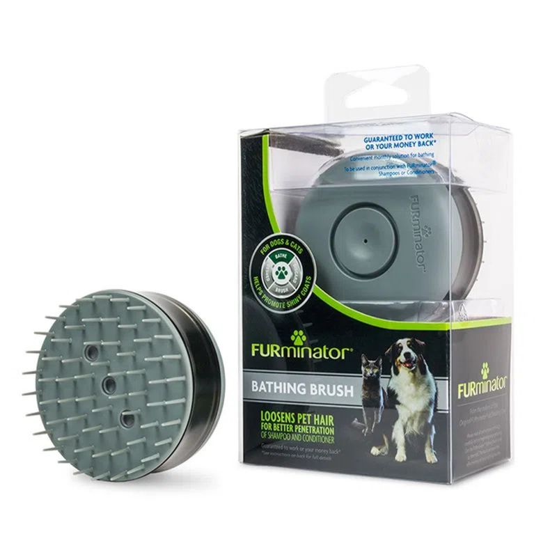 FURMINATOR - FURminator Cepillo de Baño para Perros y Gatos