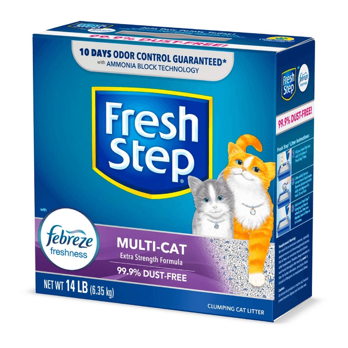 FRESH STEP - ARENA FRESH STEP MULTI CAT CON FEBREZE 14 LBS