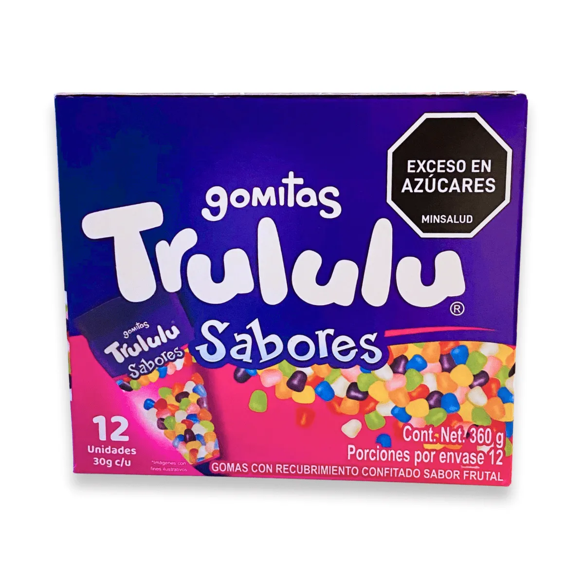 TRULULU - Gomas Trululu Sabores 12 Unidades