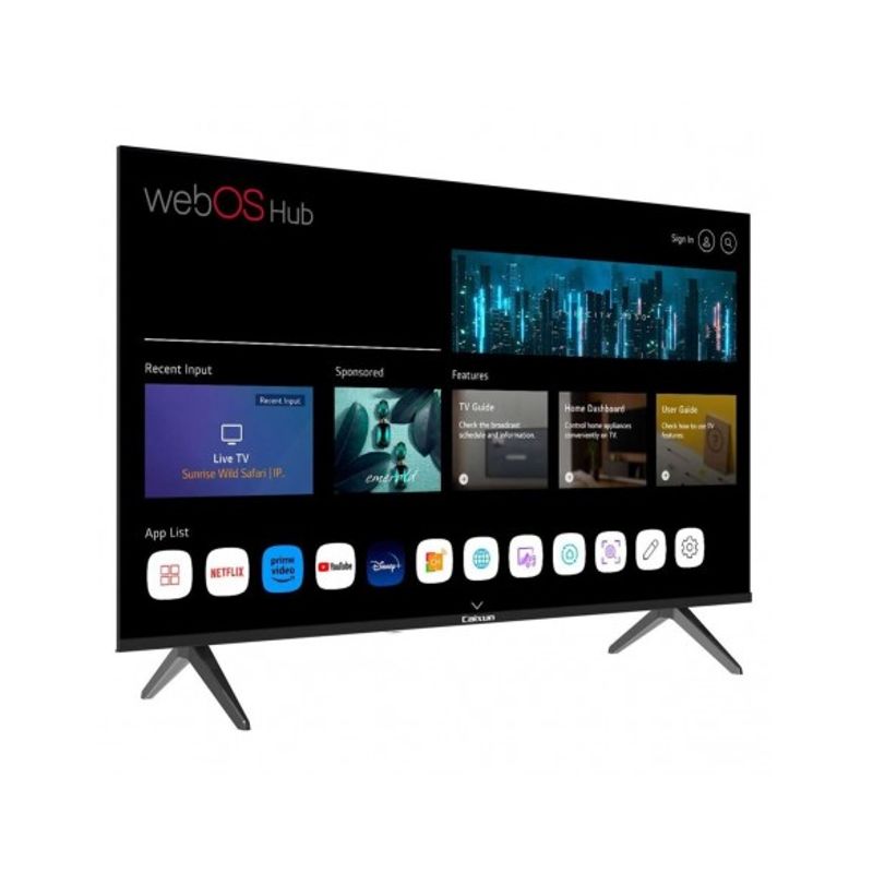CAIXUN - Televisor Caixun 50 Pulgadas UHD 4K Smart Negro Pantalla DLED