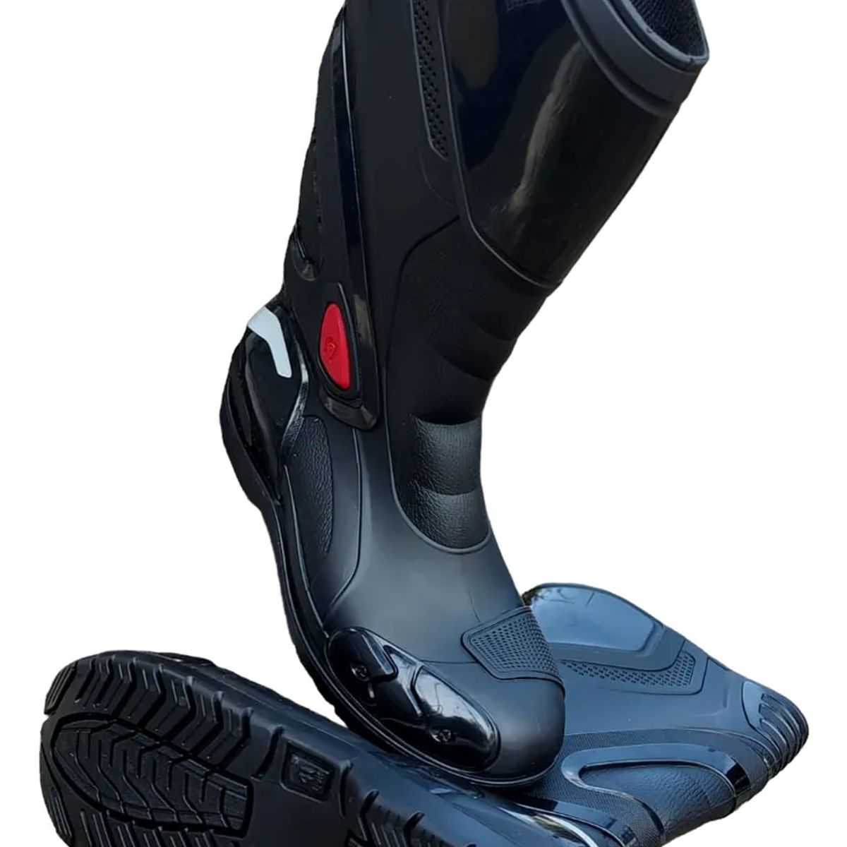 VENUS - Botas Caucho Impermeable Venus Motociclista Reflectivas