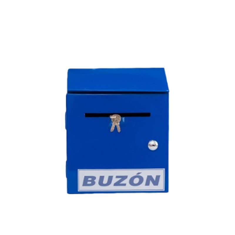 GENERICO - BUZÓN DE SUGERENCIA  AZUL TURQUI