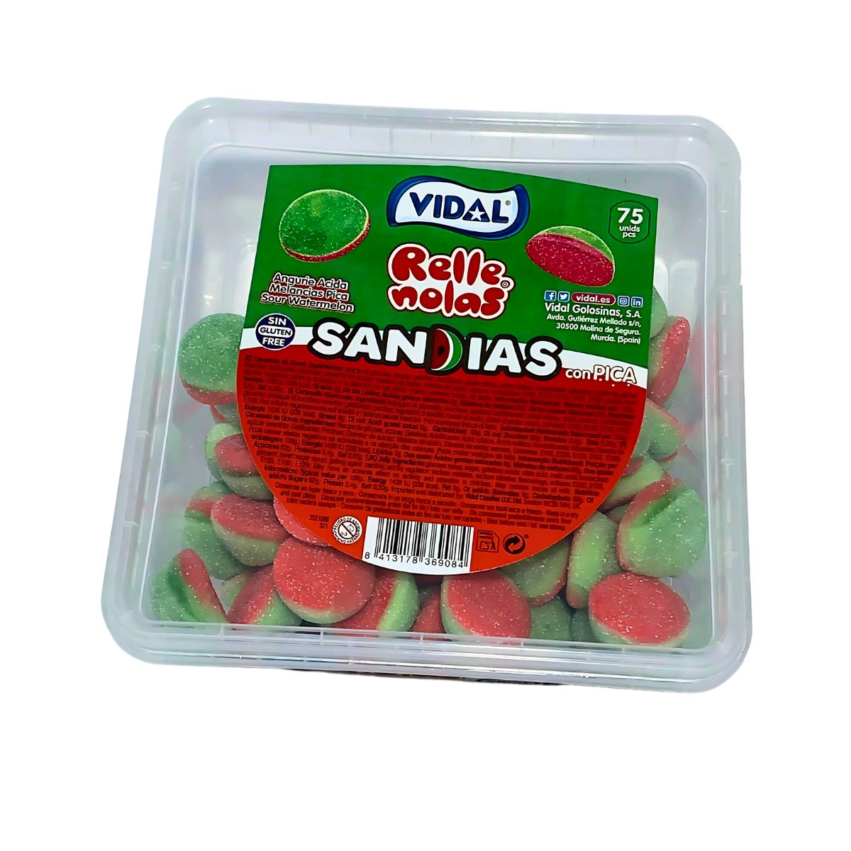 VIDAL - Gomas Vidal Sandias Rellenas x 75 unidades