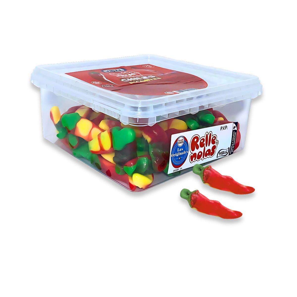 VIDAL - Gomas Vidal Chiles Picantes 75 unidades aproximadamente