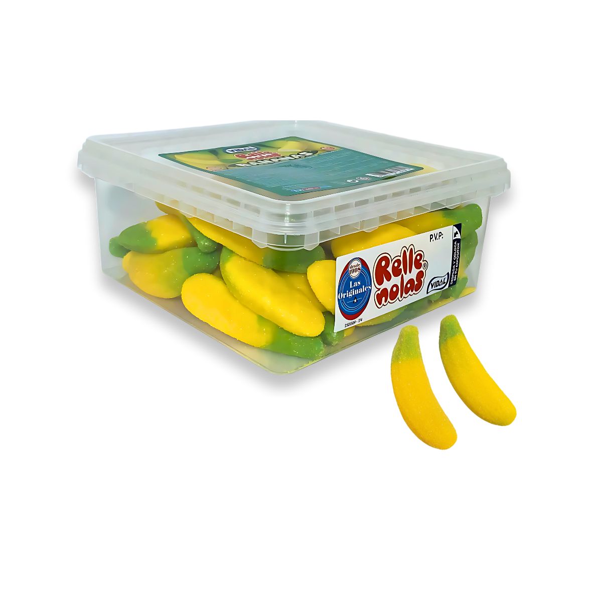 VIDAL - Gomas Vidal Bananas x 45 unidades