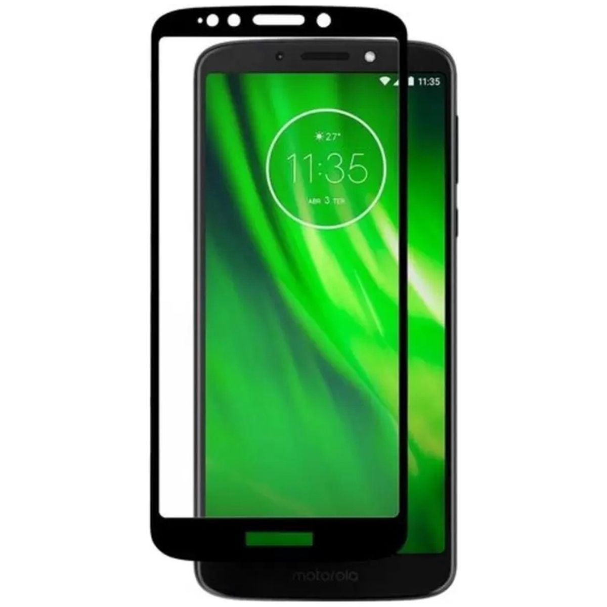 GENERICO - Cerámico Brillante Protector Pantalla Compatible Motorola G6 Play