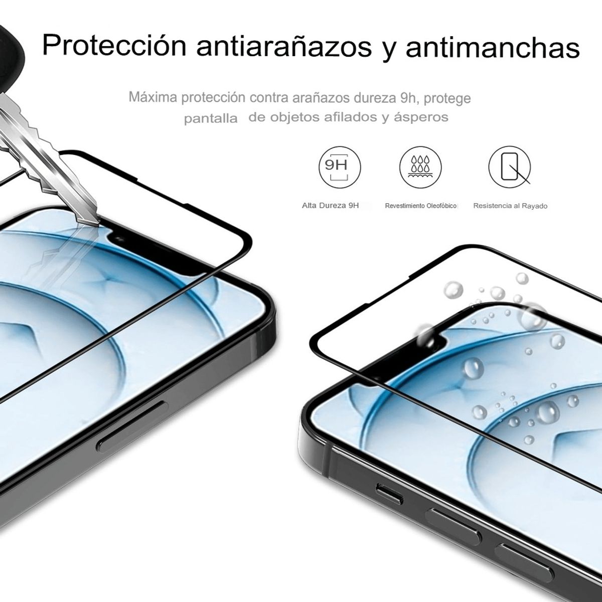 GENERICO - Cerámico Brillante Protector Pantalla Compatible Motorola G6 Play