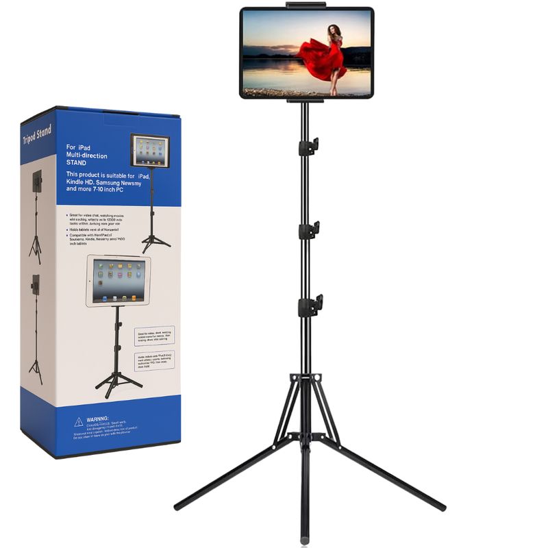 GENERICO - Soporte Trípode Para iPad Table Ajustable 1.50cm 10 Pulgadas