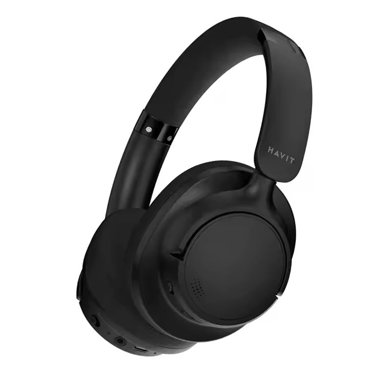 HAVIT - DIADEMAS AUDIFONOS BLUETOOTH CANCELACION ACTIVA DE RUIDO MICROFONO