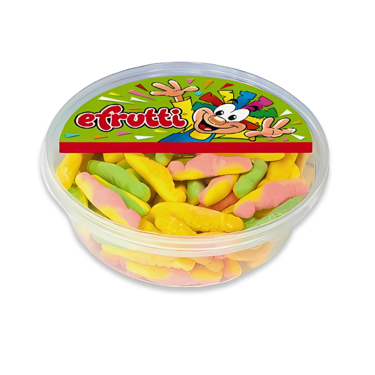 EFRUTTI - Gomas Efrutti Tarrina Orugas Acidas Dulces X500grs