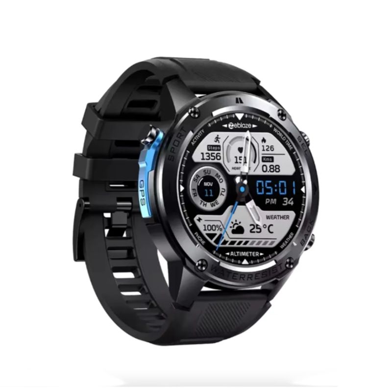 ZEBLAZE - Smartwatch Zeblaze Stratos 2 Ultra Gps Amoled 10 Atm Color Negro
