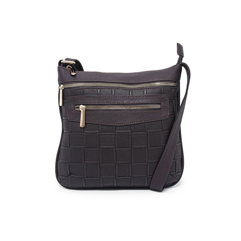 MACOLY - Bolso manos libres macoly 751 mix taupe x negro