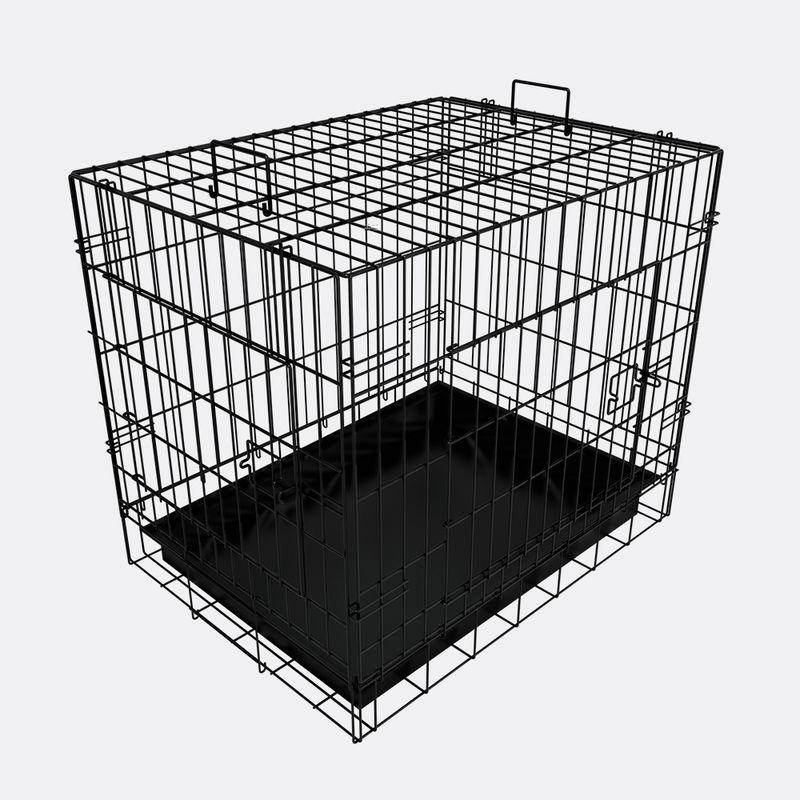 REJIPLAS - Guacal razas medianas Xl pintado negro