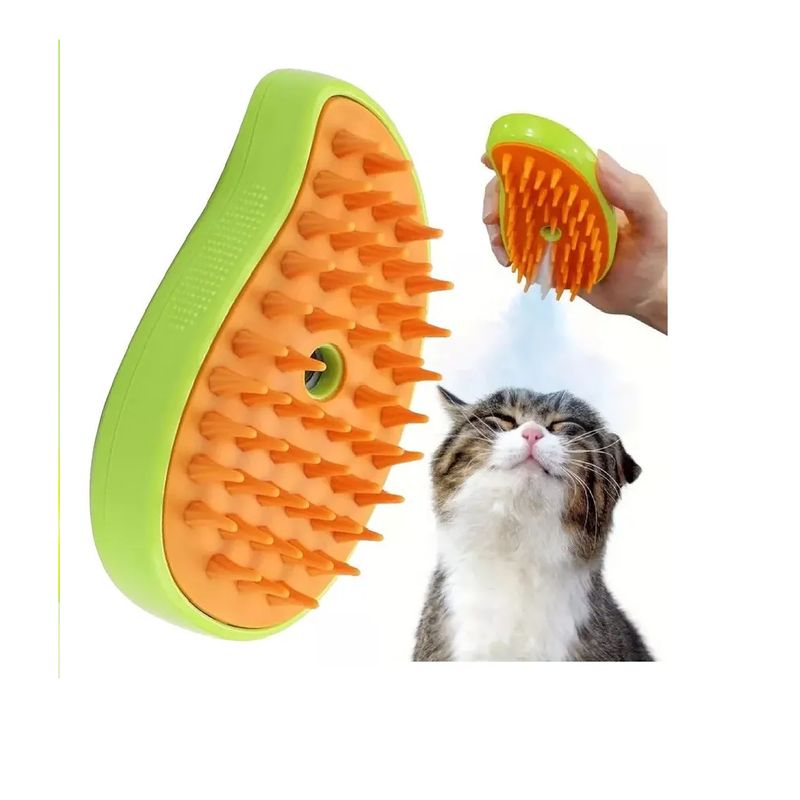 SKY - Cepillo De Vapor 3 En 1 Masaje Autolimpieza Peine Para Gatos