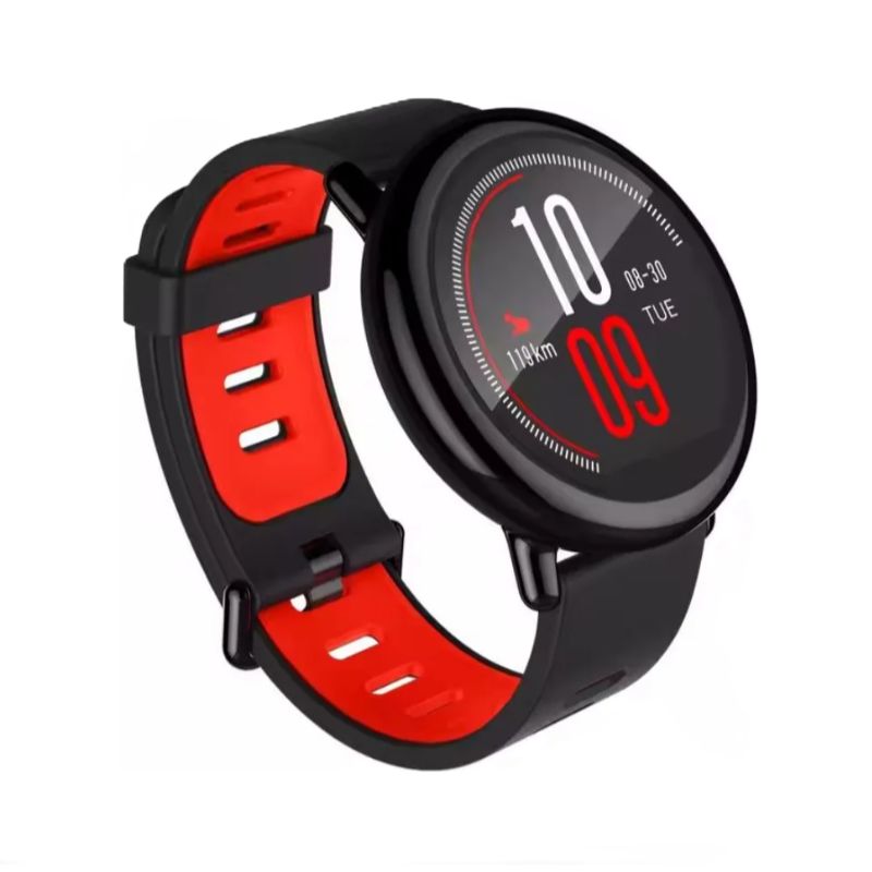 AMAZFIT - Reloj Inteligente Amazfit Pace Original Gps Color Negro con Rojo