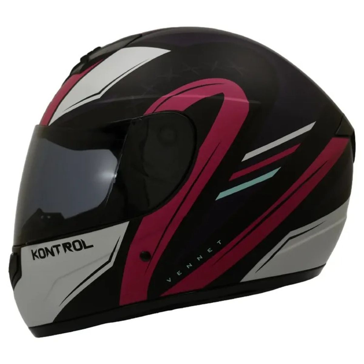 KONTROL - CASCO KONTROL 878 CERTIFICADO DOT VENNET ROSA MATE TALLA M