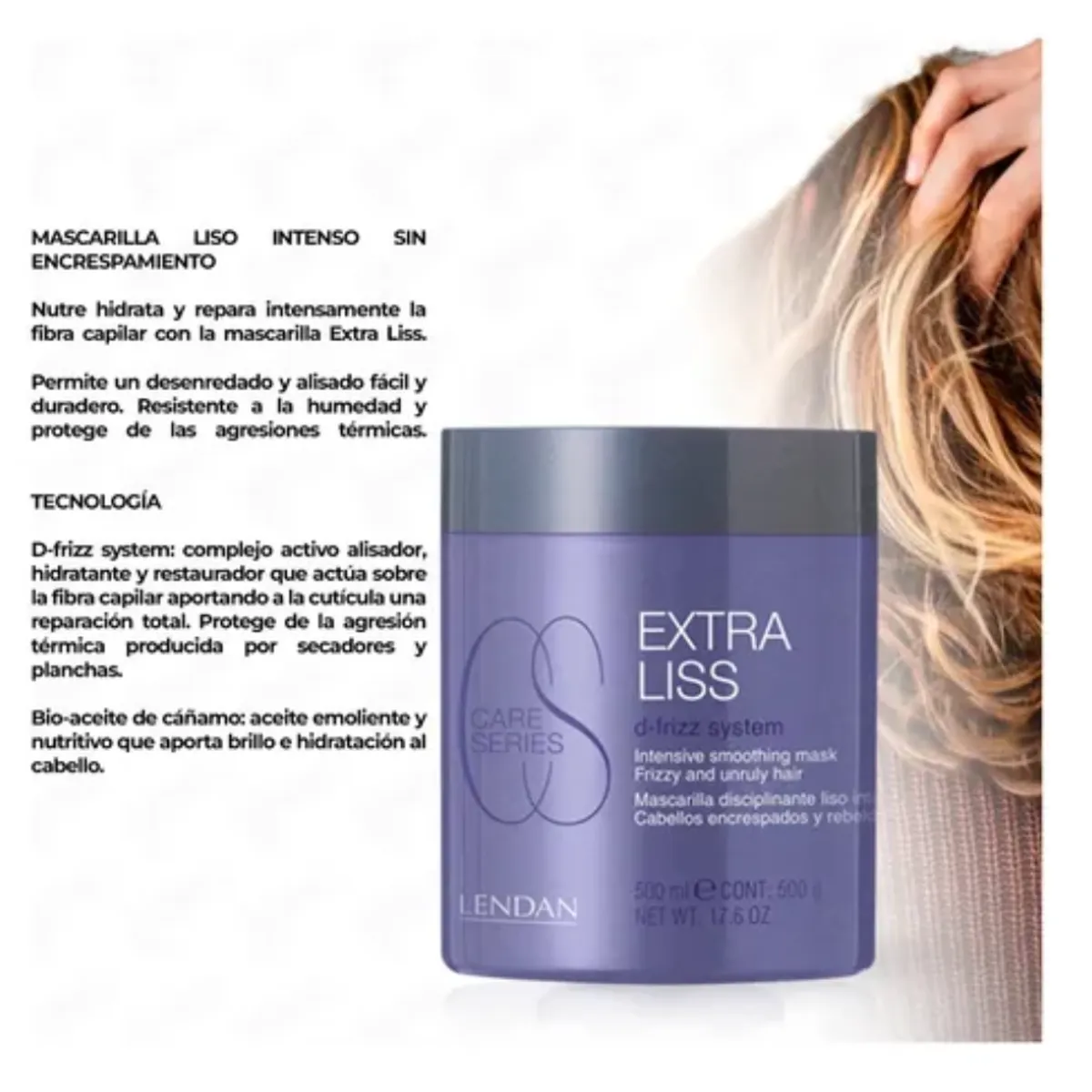 LENDAN - Mascarilla Extra Liss Lendan de 500mL