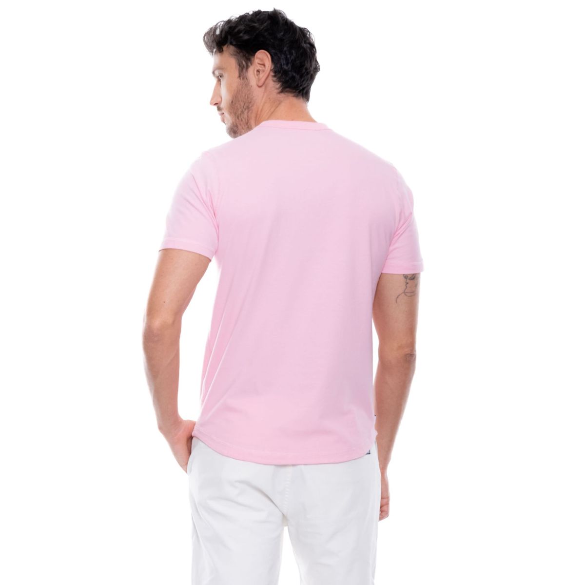 COLOR BLUE - Camiseta Manga Corta Con Logo