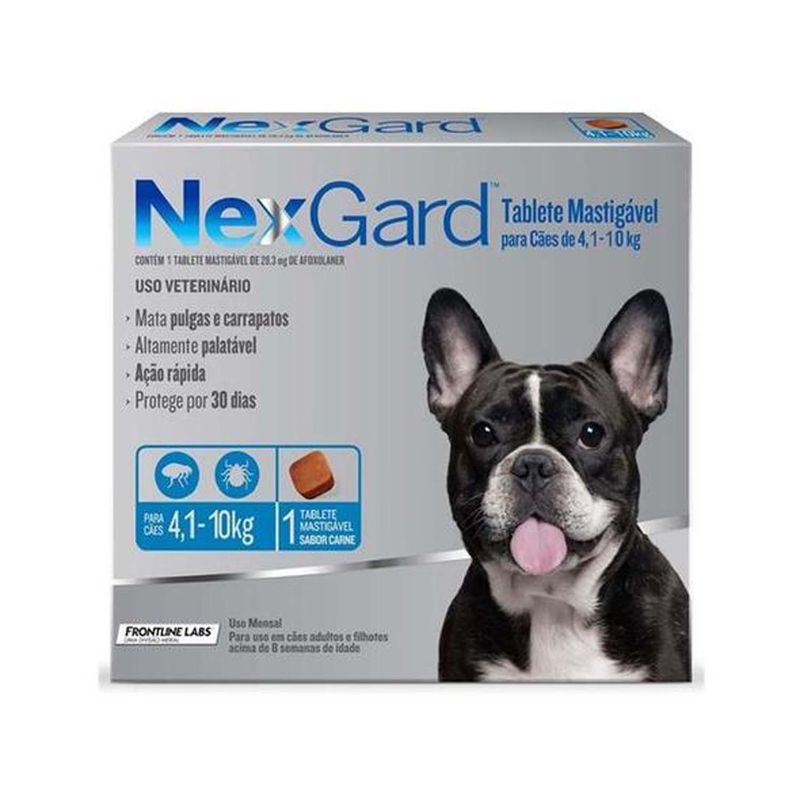 BOEHRINGER INGELHEIM - NexGard Tableta Masticable para Perros de 4 a 10 kg