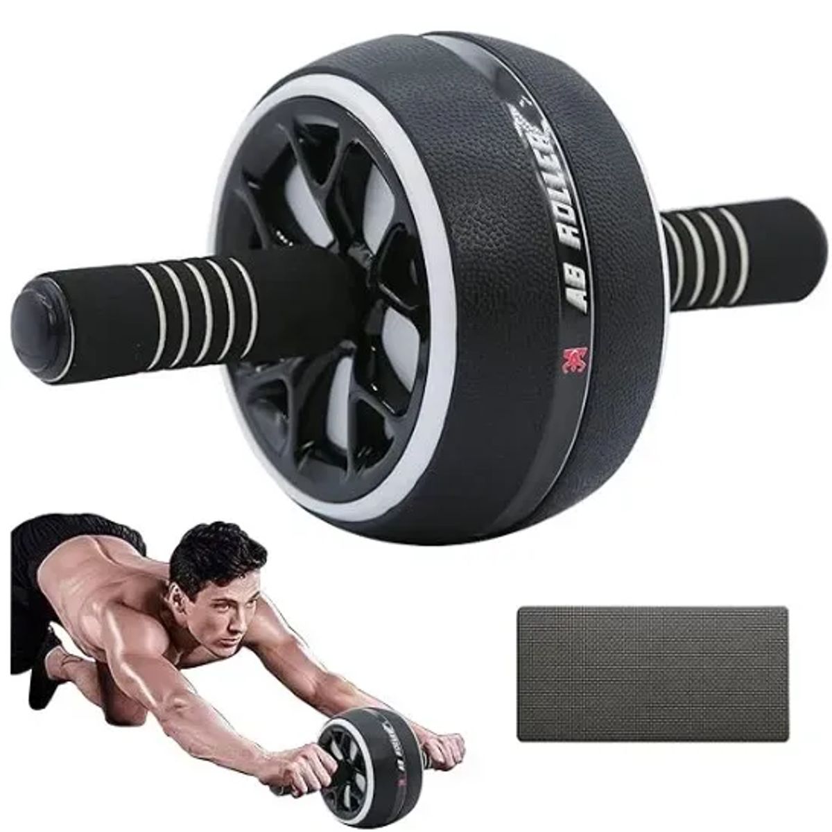 GENERICO - Rueda Abdominal De Gimnasia Mas Tapete