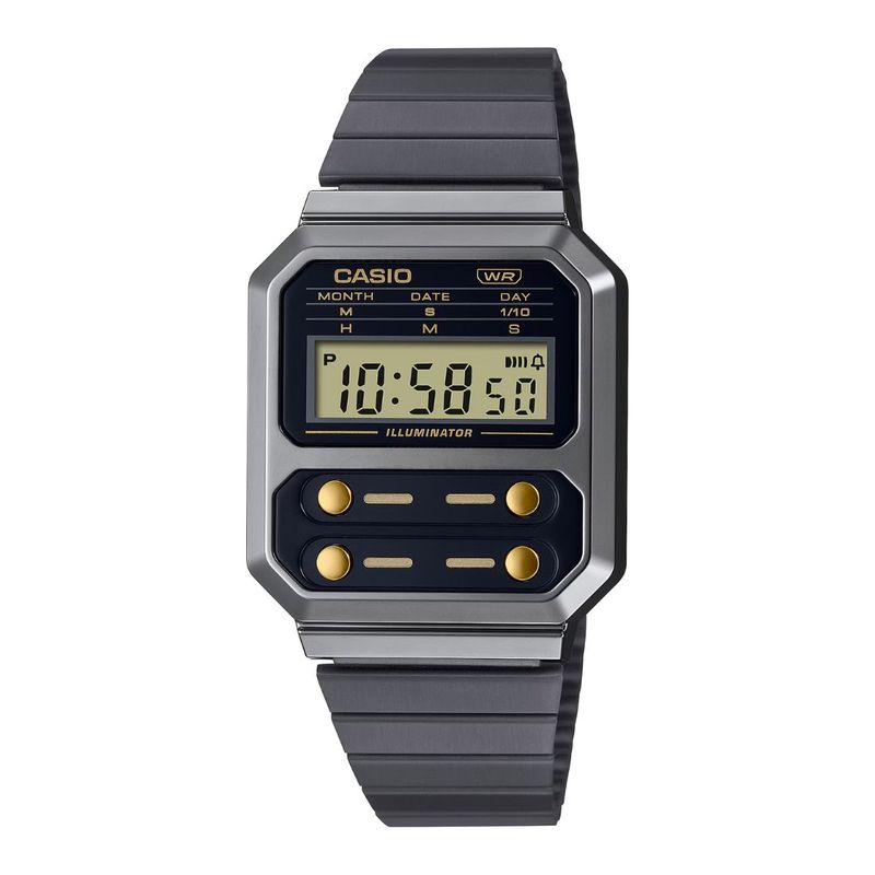CASIO - Reloj Casio Modelo A100WEGG-1A2 Diseño Vintage