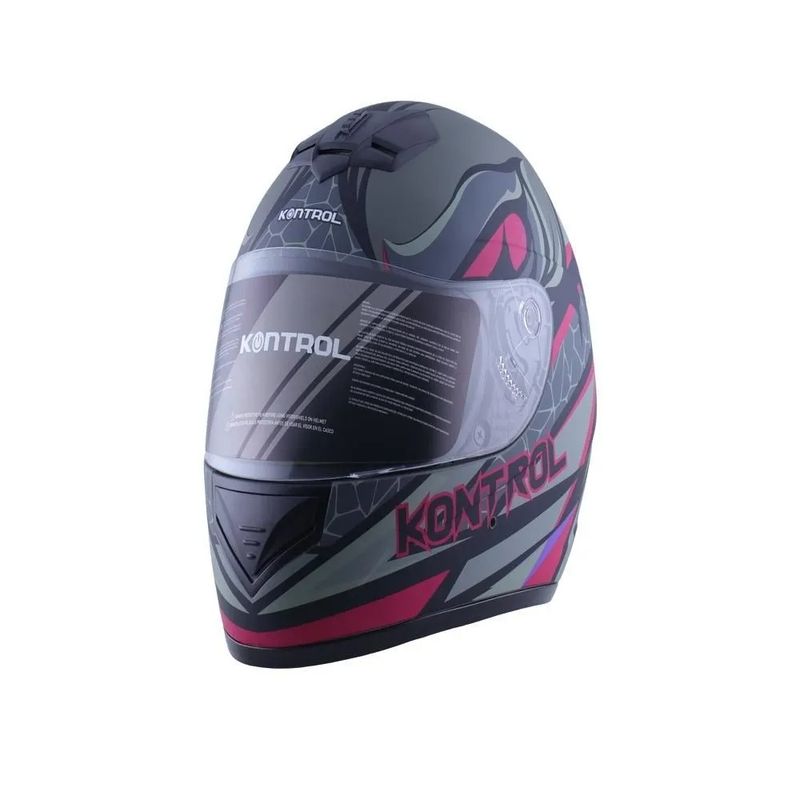KONTROL - CASCO KONTROL 878 CERTIFICADO DOT BOWELL ROSA MATE TALLA M