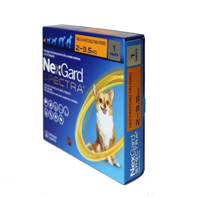 BOEHRINGER INGELHEIM - NexGard Spectra Tableta Masticable para Perros de 2 a 3.5 kg
